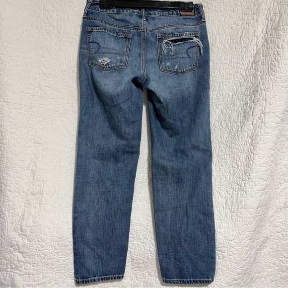 AMERICAN EAGLE Boy Crop Button Up Jeans, Size 2 -#307 - Picture 4 of 13
